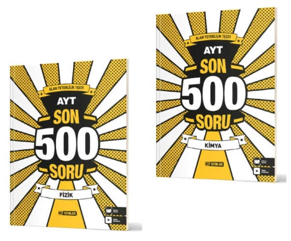 HIZ YAYINLARI AYT SON 500 Soru Fizik - Kimya Denemeleri (2 Kitap)