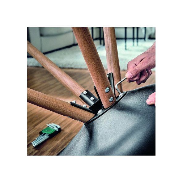 Bosch Top Başlı Uzun Alyan Anahtar Takımı 9 Parça - 1600A02BX9 - Resim 2