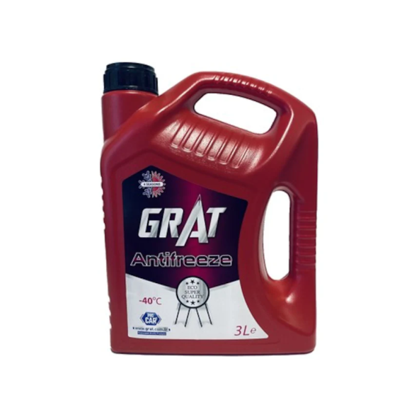 Grat Premium Kırmızı Antifriz 3 Lt Konsantre -40