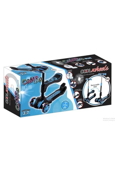 Cool Wheels Led Işıklı Oturaklı Combo Scooter - 4