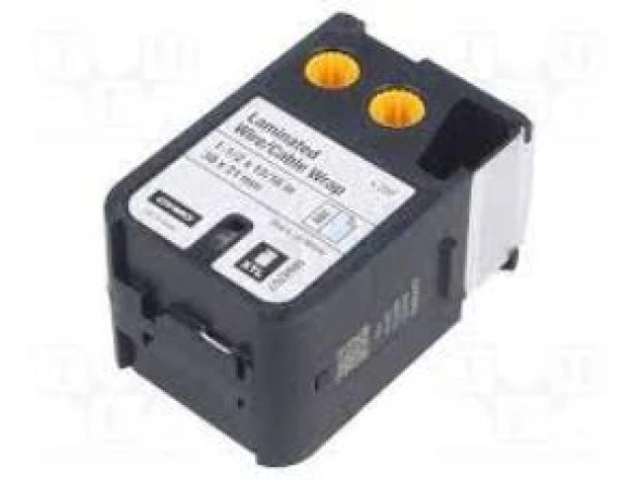 DYMO 1868707 XTL Esnek Naylon Etiketi 38 mm  X 21 mm Beyaz-Siyah
