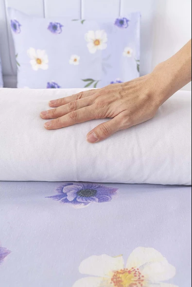 Rivaİstanbul Kır Çiçekleri Tek Kişilik Nevresim Takımı - Resim 5