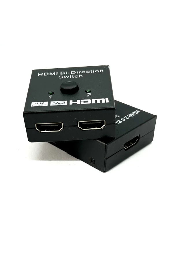 Çift Yönlü HDMI Switch HDMI Değiştirici 2'si 1 Arada HDMI Ayırıcı Hdmi Seçici 2x1 1x2 Giriş Çıkışı - 1