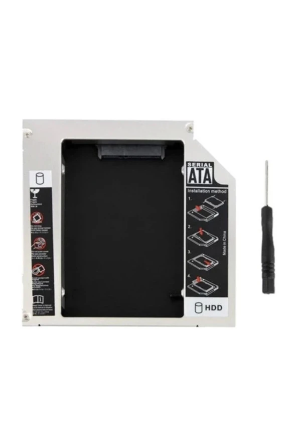 Sata 9.5 mm Ssd Harddisk Kutusu Kızak 9.5mm Caddy - Resim 5