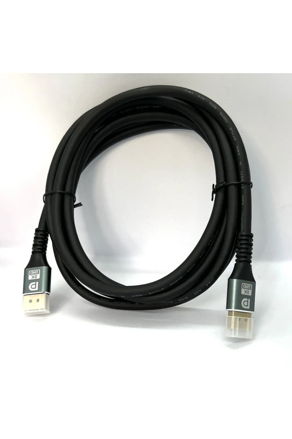 3 Metre 8k Displayport Kablo 1.4v 8k@60hz Display Port To Display Port Cable 4k144hz/2k165hz/ 240hz - Resim 4