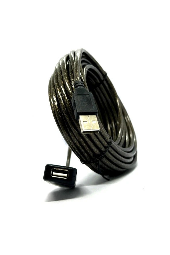10 Metre Usb Uzatma Kablosu 10M Extension Cable Güçlendirilmiş Usb Uzatma Dişi Erkek Usb Kablo - 2