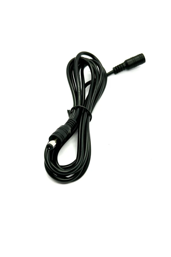 2 Metre DC Güç Uzatma Kablosu 5.5mm x 2.5mm DC Fiş Uzatma Kablosu DC Uzatma 2m Dişi Erkek Uzatma - Resim 4