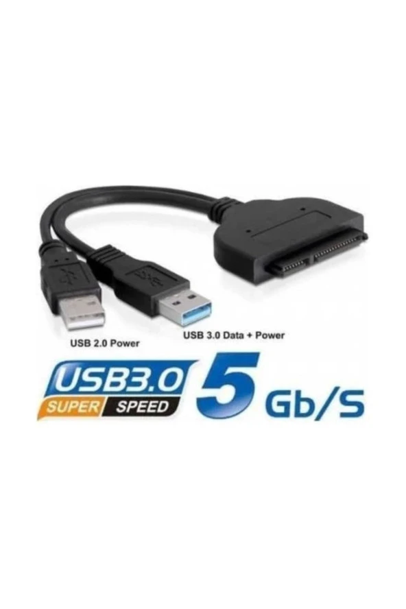 Usb 3.0 To 2.5" Sata 3 Hdd Harici Kablo Usb 3.0 Harddisk Kablosu - 3