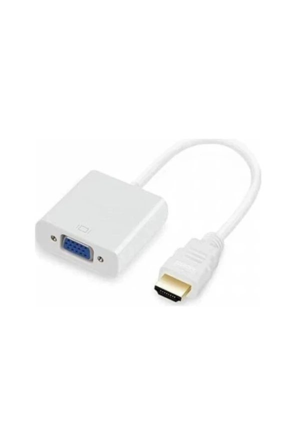 Hdmı To Vga Kablo Çevirici Dönüştürücü Hdmı Vga Dönüştürücü Hdmı In Vga Out - 3