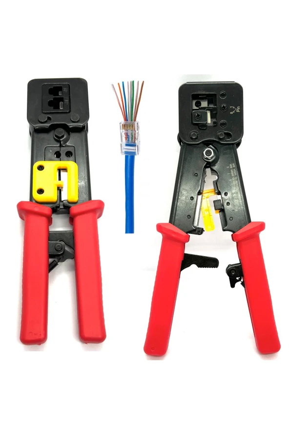 Yeni Nesil Rj45 Pense Ez Sıkma Pensesi Rj11 Rj12 Rj45 Ethernet Konektörü Sıkma Kesme Soyma - 2