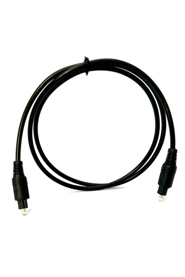 1 Metre Optik Kablo 1m Dijital Optik Ses Kablosu Optik Fiber Toslink Kablo Erkek Erkek - 2