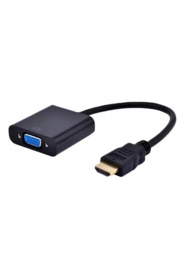 Hdmı To Vga Kablo Çevirici Dönüştürücü Hdmı Vga Dönüştürücü Hdmı In Vga Out - 4