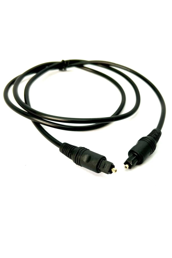 1 Metre Optik Kablo 1m Dijital Optik Ses Kablosu Optik Fiber Toslink Kablo Erkek Erkek - 3