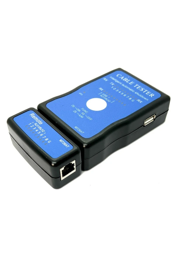 Test Cihazı Usb Rj45 Rj11 Lan Cat5 Cat6 Telefon Kablosu Test Cihazı Ağ Ölçüm Cihazı Kablo - 3