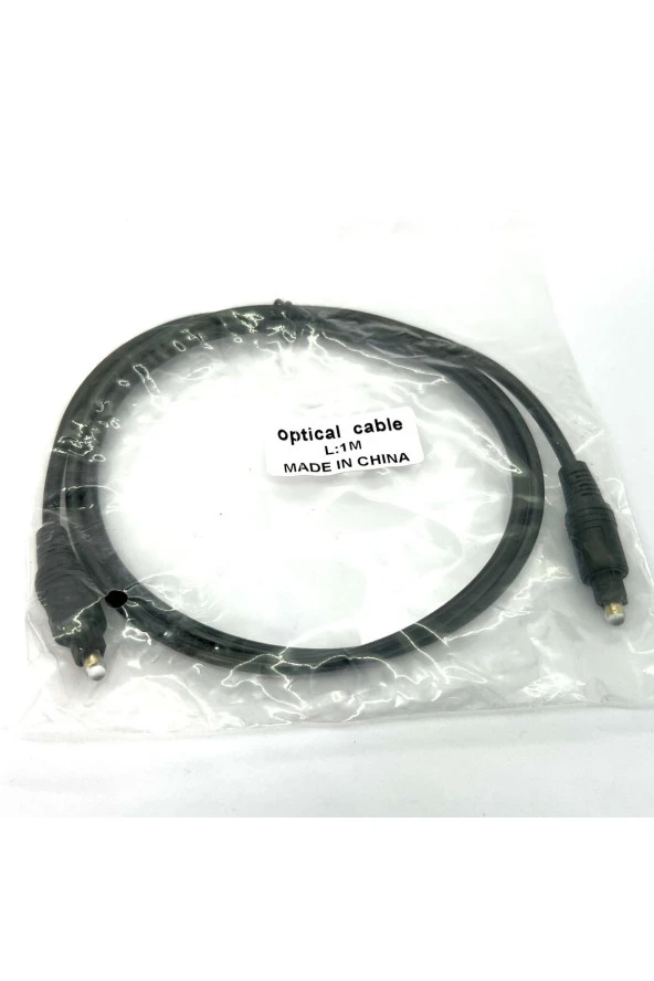 1 Metre Optik Kablo 1m Dijital Optik Ses Kablosu Optik Fiber Toslink Kablo Erkek Erkek - 5