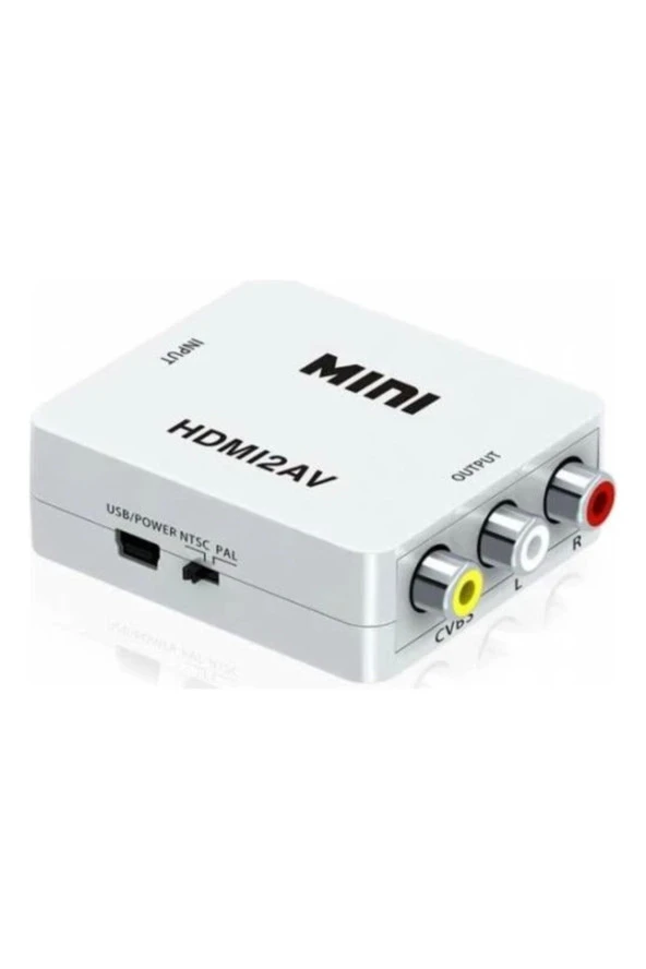 Hdmı To Rca Dönüştürücü Hdmı Tos Lale Hdmı2av Dijital Hdmı Rca - Av 720p / 1080 - 1