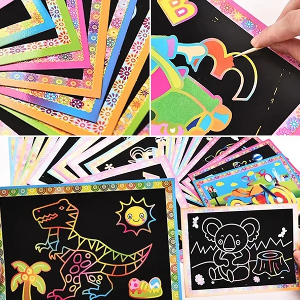 Kazıma Kartı Kağıdı A4 5li Paket ürün görseli