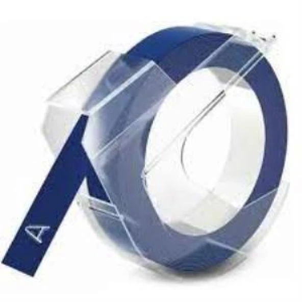 DYMO S0898140 Kabartma Şerit, 9 mmx3 mt, Mavi  520106