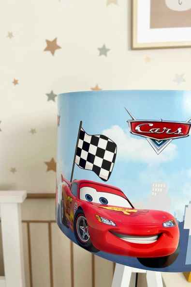 Şimşek McQueen Çocuk Odası Lambader - 3