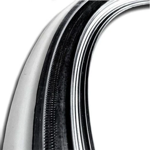 Oto Lastik Yanağı Lüks Siyah Beyaz 15 Jant 4 Adet Yanak - 3