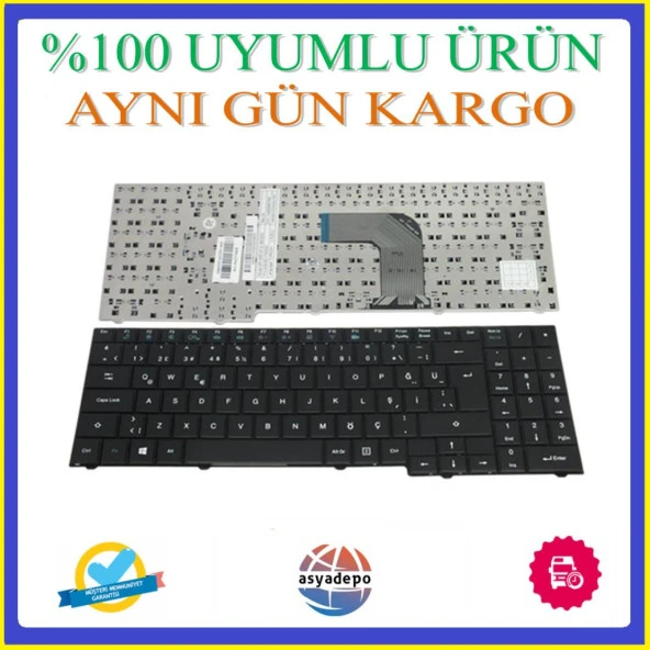 Vestel 82b382-fm2052 Klavye Tuş Takımı Siyah TR