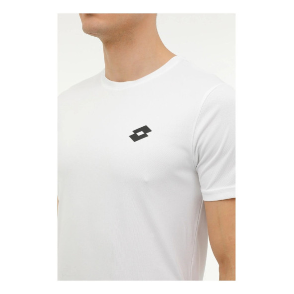 Lotto Basic Platon Pes Erkek Beyaz Bisiklet Yaka Tişört - 2