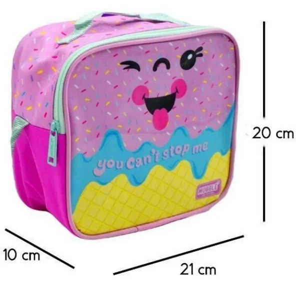 Muggle Beslenme Çantası Pink Ice Cream Pembe Mu-8690