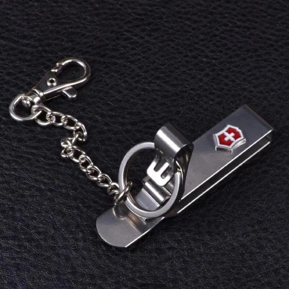 Victorinox 4.1859 Zincirli Çelik Anahtarlık Kemere Takılabilir - 6