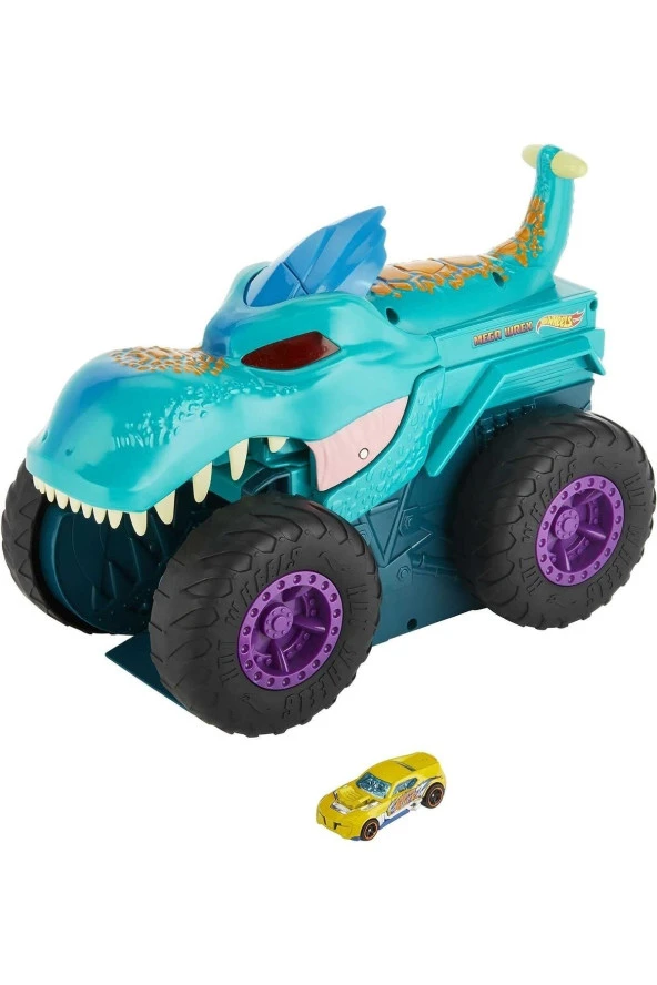 Mattel Hot Wheels Monster Trucks Car Chompin' Mega-wrex Araç