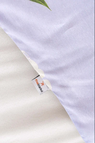 Rivaİstanbul Kır Çiçekleri Çift Kişilik Nevresim Takımı Pamuklu - Resim 6