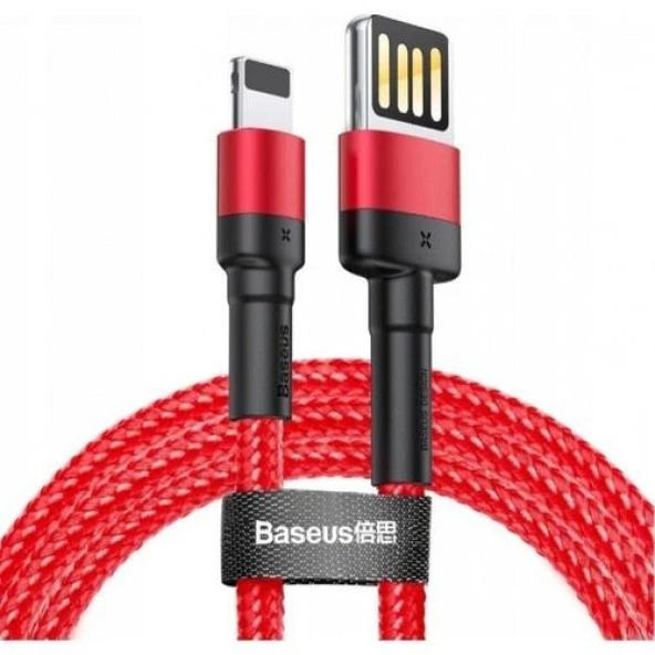 Baseus Special Edition 1.5A iPhone Şarj Kablosu Kırmızı 2mt