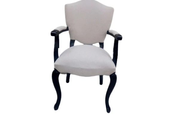 Sandalye 19443 Kelebek Berjer Model Kayın Aslan Ayak Klasik ceviz Kalite kumaş - 3