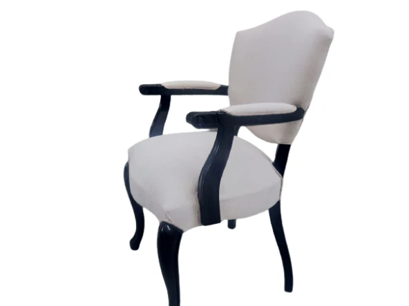 Sandalye 19443 Kelebek Berjer Model Kayın Aslan Ayak Klasik ceviz Kalite kumaş - 7