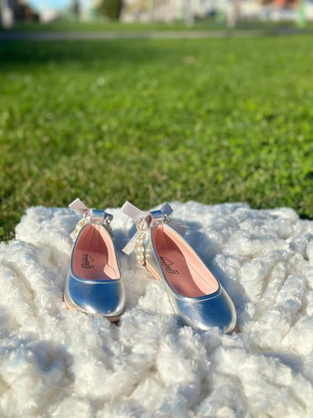 GALA bileği incili  kurdeleli kız çocuk babet - 6