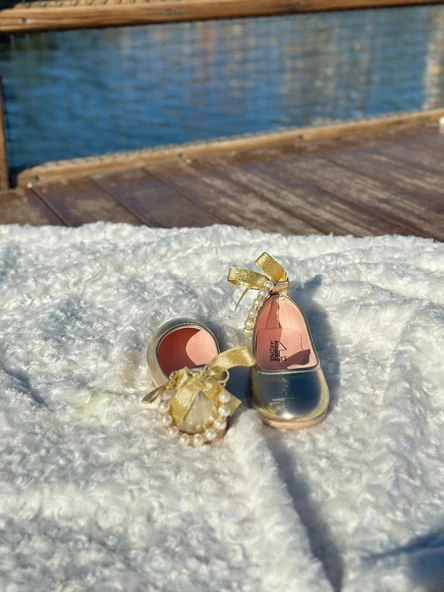 GALA bileği incili  kurdeleli kız çocuk babet - 5