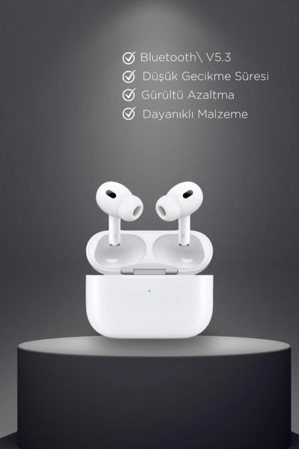 Pro 2. Nesil Airpods2 Kablosuz Kulakiçi Bluetooth Kulaklık Mikrofonlu Magsafe Android İos Uyumlu - 2