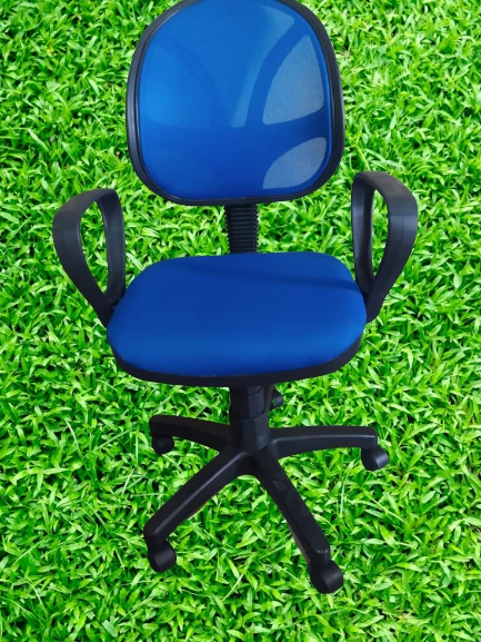Çalışma KoltuK 18203 klimatik sırt MAVİ Ort Oturum Sağlam Şık Kullanış El Yapım - 6
