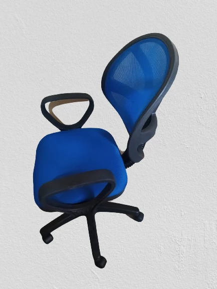 Çalışma KoltuK 18203 klimatik sırt MAVİ Ort Oturum Sağlam Şık Kullanış El Yapım - 8