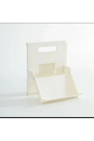 1 Adet   Lyon Krem Ayakkabı Rafı Dikey İstiflenebilir Çok Katmanlı Yerden Tasarruflu Raf - Resim 2