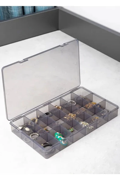 Leon Life 18 Bölmeli Kolye Yüzük Aksesuar Saklama Ve Düzenleyici Takı Kutusu - 2