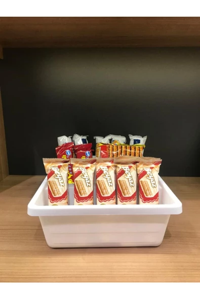 Roma 2 Adet Dolap Içi Düzenleyici Çekmece Içi Büfe Organizer Ikramlık Çay Kahve Sunum Tepsisi - 5