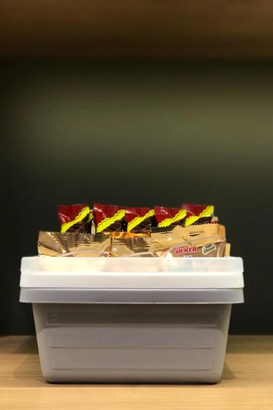 3 Adet Roma 3 Bölmeli Dolap Içi Düzenleyici Çekmece Içi Organizer Ikramlık Çay Şeker Kutusu - 6