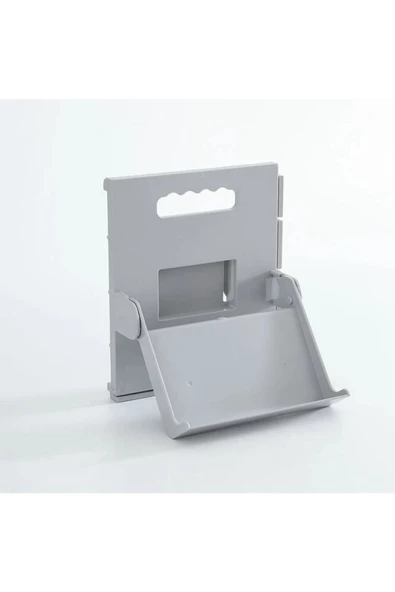 Lyon 1 Adet Ayakkabı Rafı Krem - Dikey Istiflenebilir Çok Katmanlı Yerden tasarruflu Raf - Resim 5