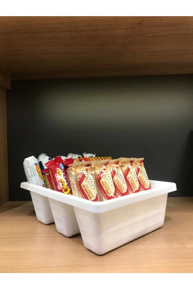 Roma 2 Adet Dolap Içi Düzenleyici Çekmece Içi Büfe Organizer Ikramlık Çay Kahve Sunum Tepsisi - 4