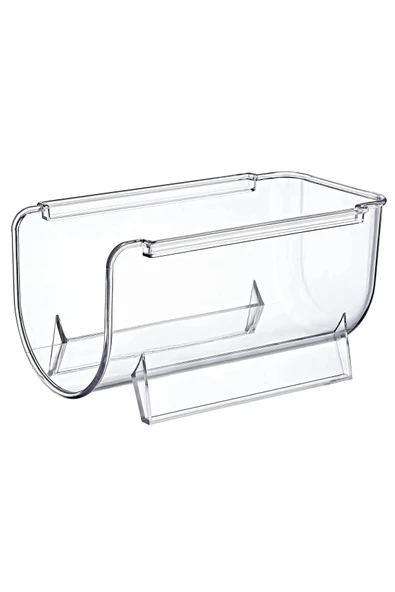 3 Adet Dolap Içi Şişe Organizeri Üst Üste Eklenebilir Buzdolabı Düzenleyici - Içecek Istifleyici - Resim 6