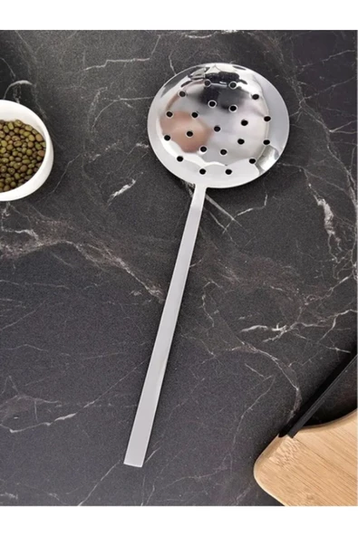 10 Parça Mutfak Servis, Pasta, Makarna, Salata Maşası Ve Kepçe, Kevgir, Kaşık, Spatula Seti - Resim 3