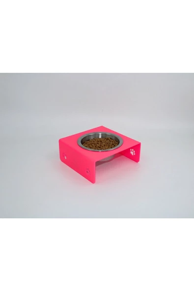 Petmagic Akrilik, Pleksi Kedi, Köpek Çelik Tekli Mama Ve Su Kabı - Resim 10