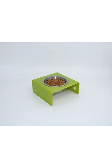 Petmagic Akrilik, Pleksi Kedi, Köpek Çelik Tekli Mama Ve Su Kabı - Resim 11