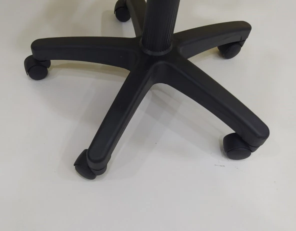 Çalışma KoltuK 17862 Amortisör Model Krem Ortopedik Oturum Sağlam şık El yapım - 6