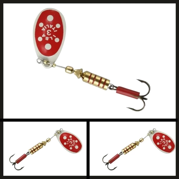 Uyguna-Yakala Kırmızı/beyaz No:3 28833 Ilba Tondo Döner Kaşık No:3-KAŞ.255 ürün görseli